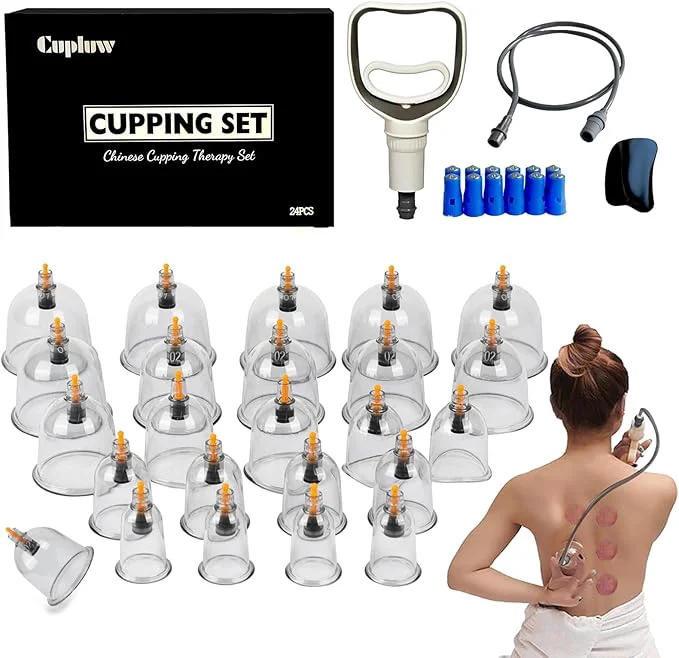 Specialty Cupluw Cupping Set 24 Cups Cupping Kit First-Class