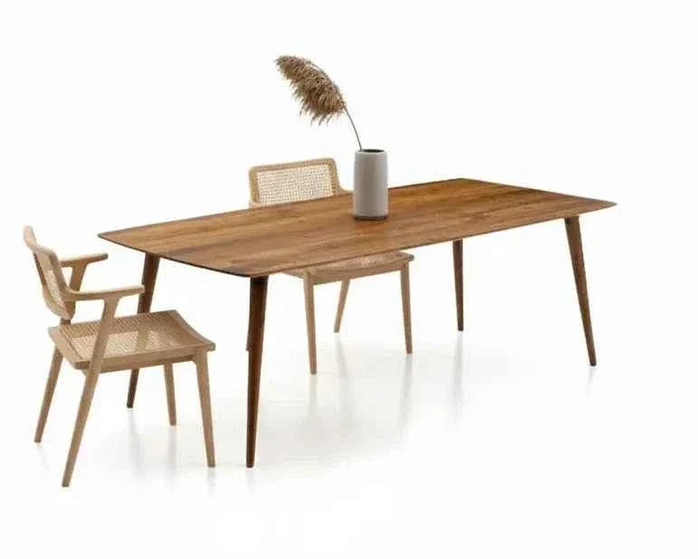 Enhanced Edge Glued Hardwood Dining Table – Solid Kitchen Table Reliable
