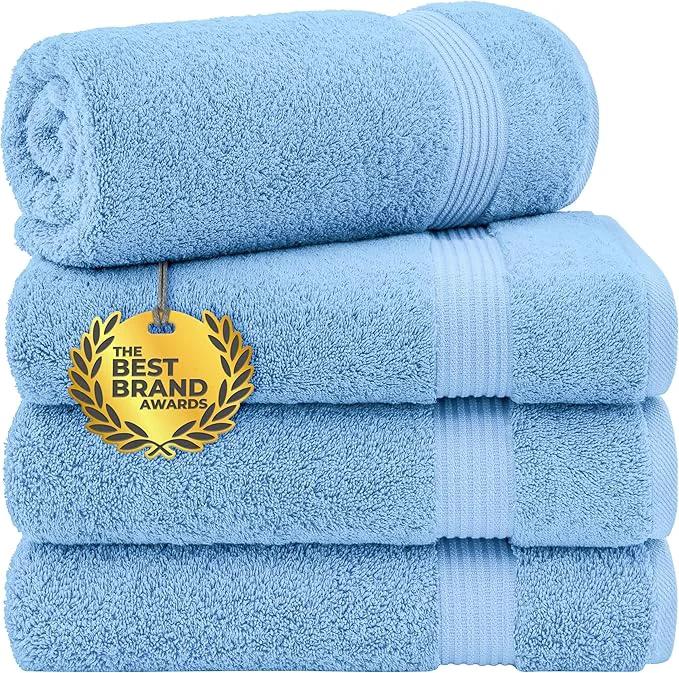 Elite Cotton Paradise 4 Piece Turkish Bath Towels Clean