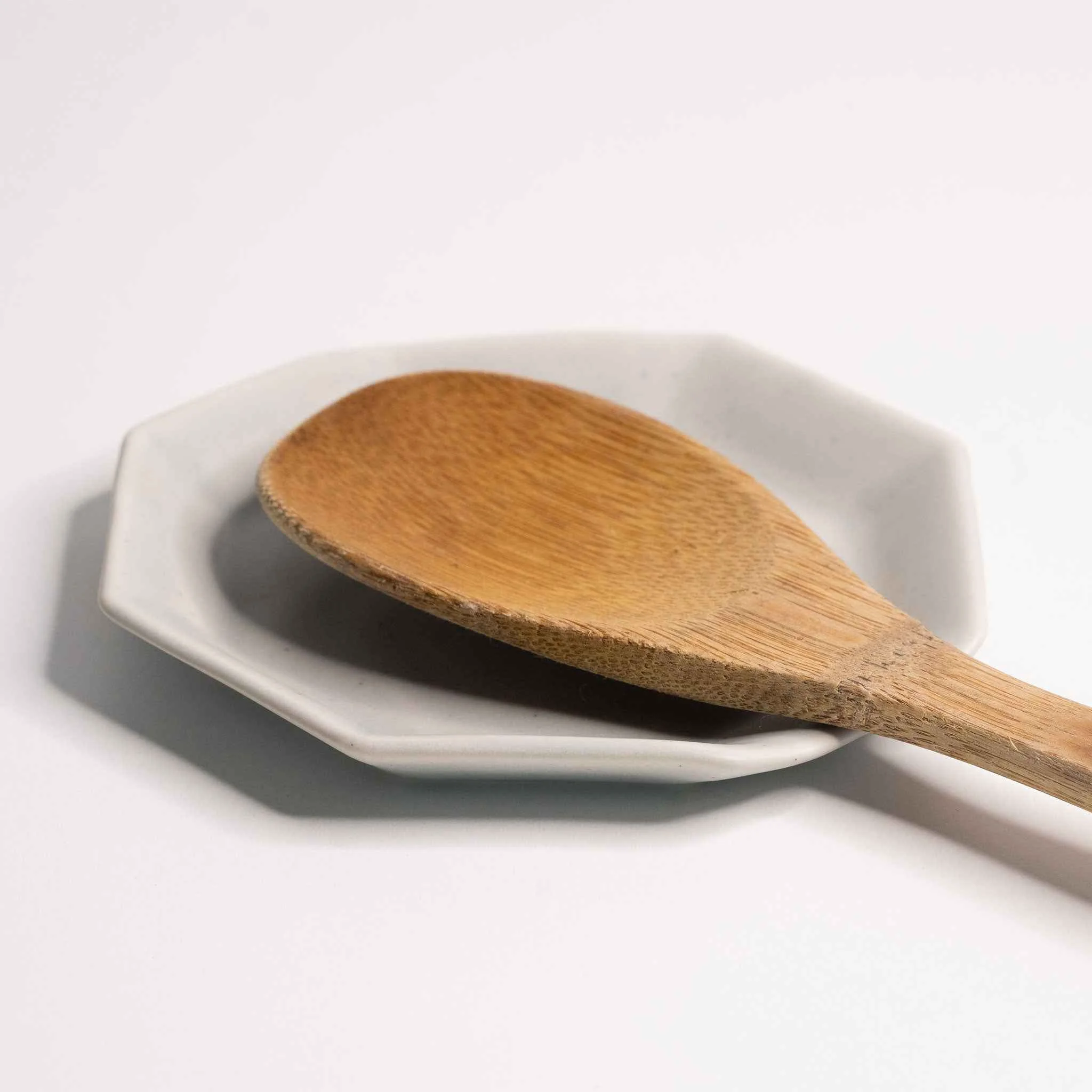 Secure Handmade Porcelain Spoon Rest Solid