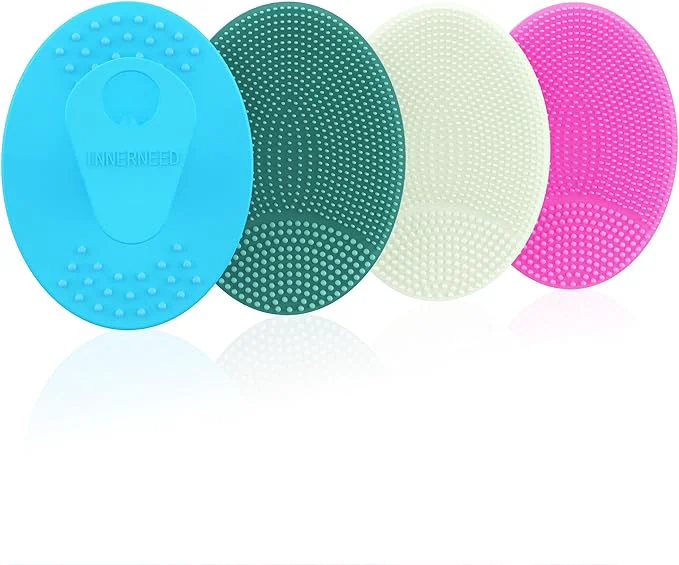 Prestigious 4 Pack INNERNEED Silicone Face Scrubber Trendy