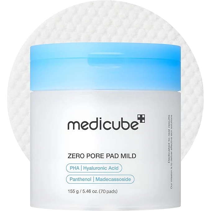 Eco-Friendly medicube Toner Pads Zero Pore Pad Mild 2.0 Gentle Calming Toner Pad Excellent