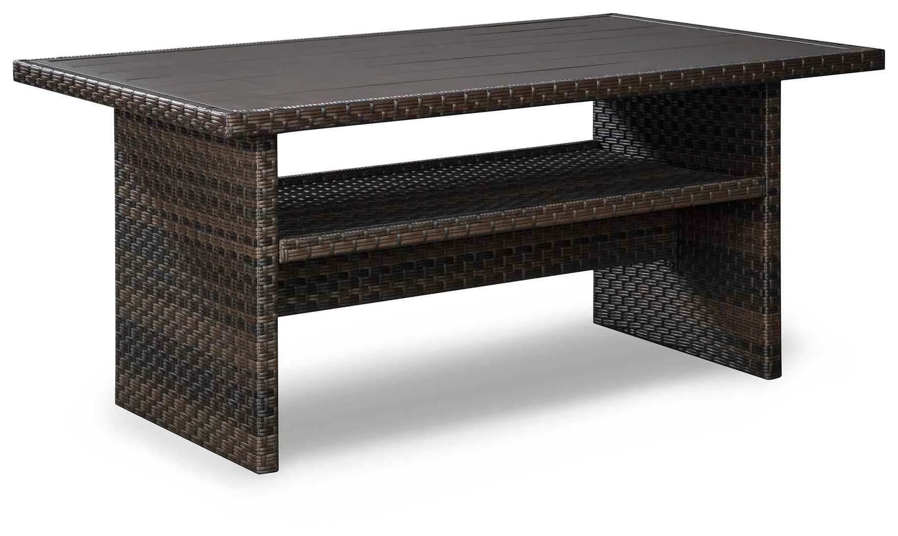 Natural Easy Isle – RECT Multi-Use Table – Dark Brown Beige Durable