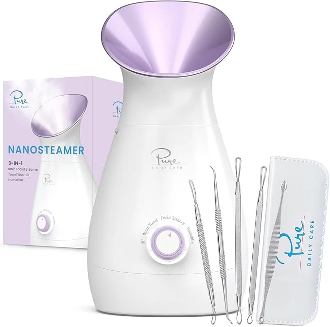Dependable NanoSteamer Large 3-in-1 Nano Ionic Facial Steamer Premium Material