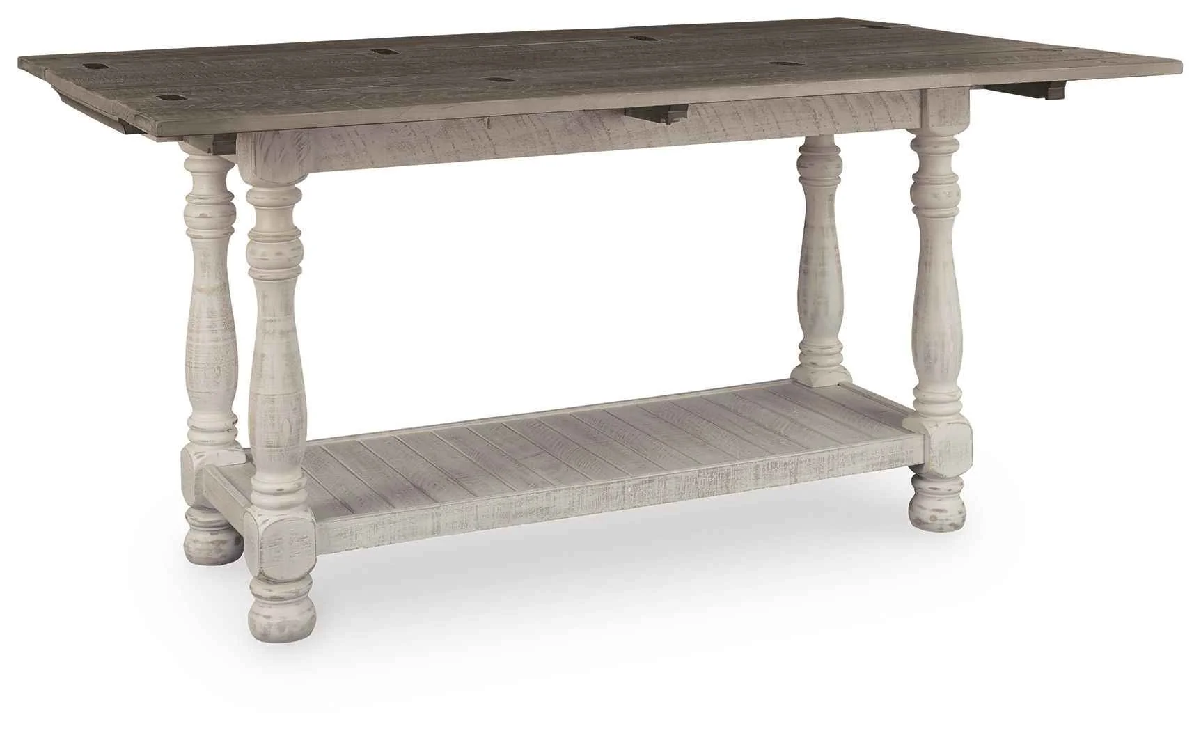 Innovative Havalance – Flip Top Sofa Table – Gray White Easy-to-Use
