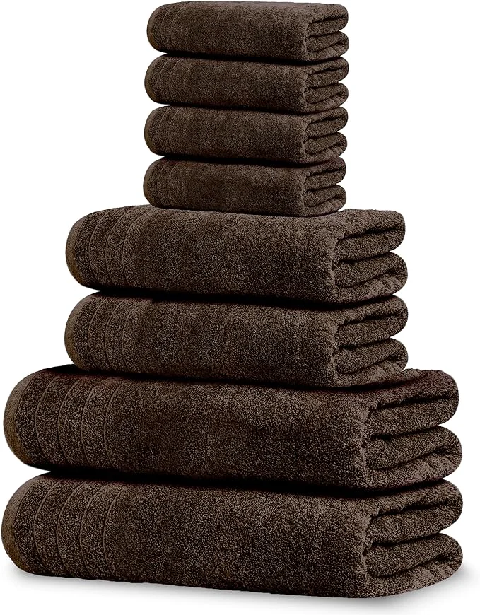 Excellent Tens Towels Pack of 8 Towels Set 2 Extra Large Bath 2 Hand 4 Washcloths Fast