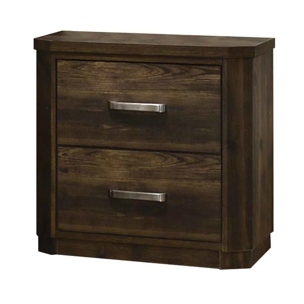Eco-Friendly Elettra – Nightstand – Rustic Walnut Fine
