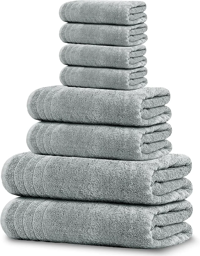 Verified Tens Towels Pack of 8 Towels Set 2 Extra Large Bath 2 Hand 4 Washcloths Outstanding