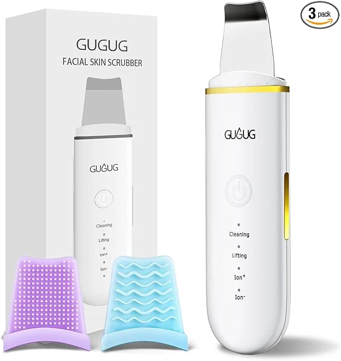 Eco-Friendly GUGUG Skin Scrubber Face Spatula Skin Spatula Pore Cleaner Blackhead Remover Green