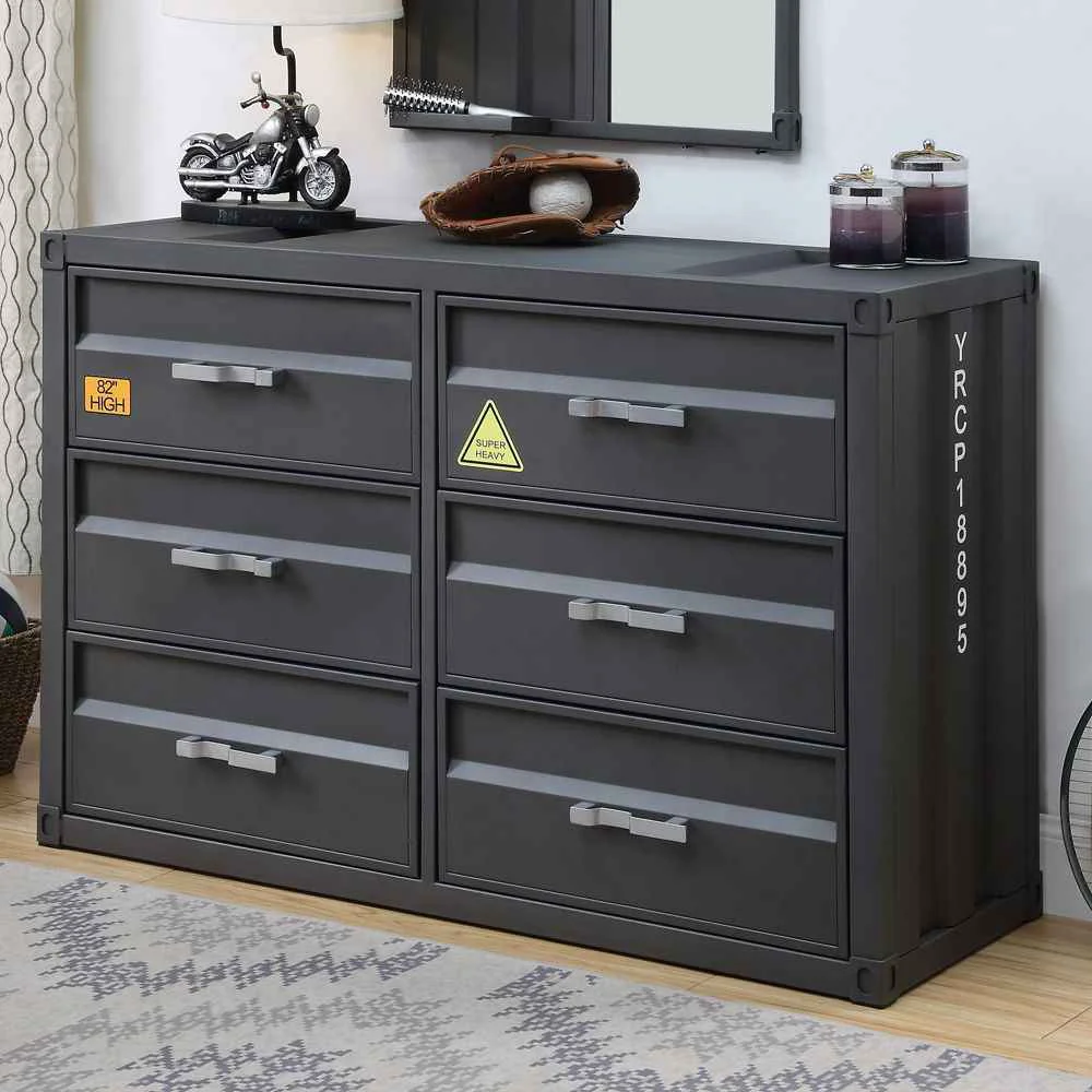 Certified Cargo – Dresser – Gunmetal Efficient