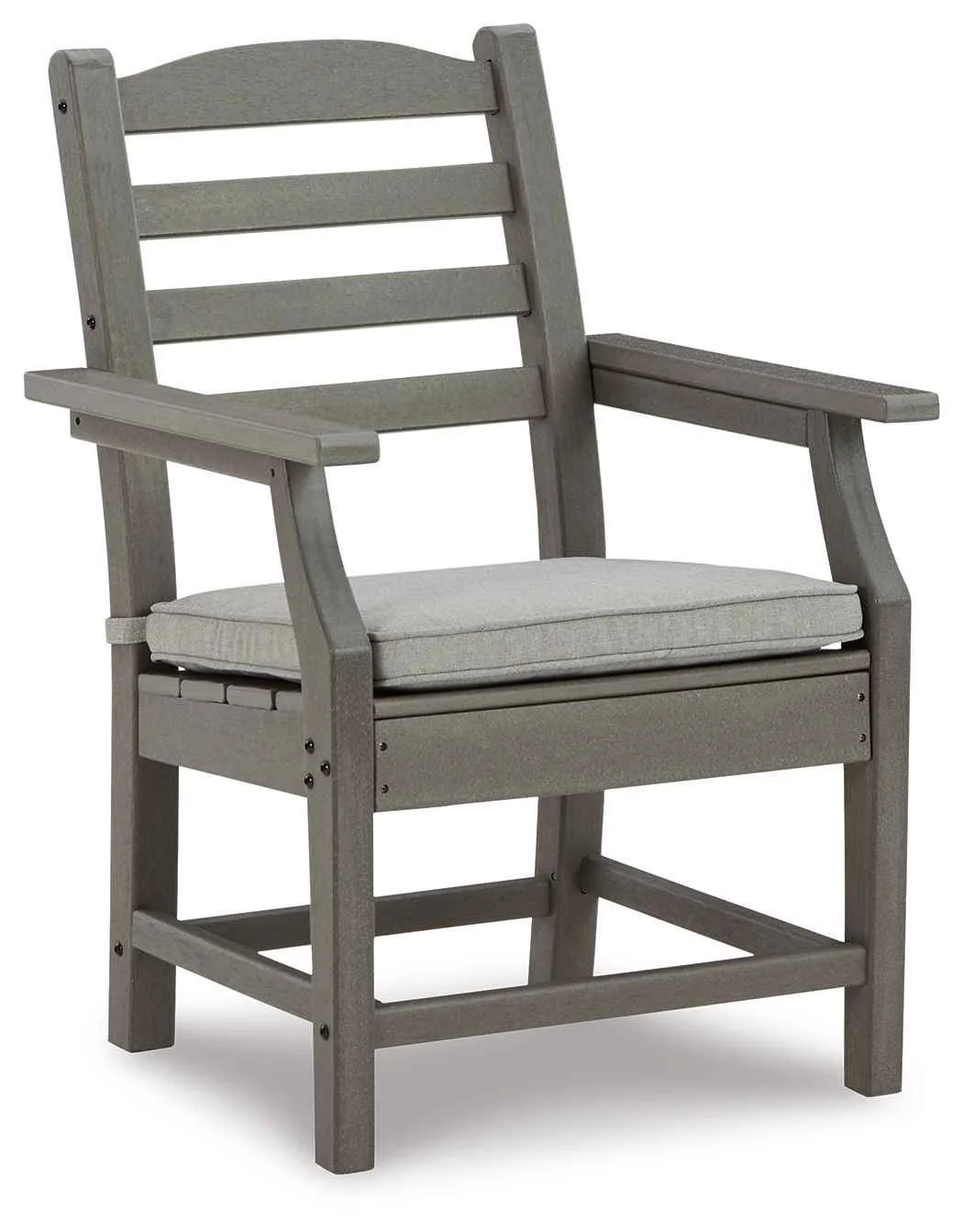 High-End Visola – Arm Chair With Cushion Set of 2 – Gray Excellent