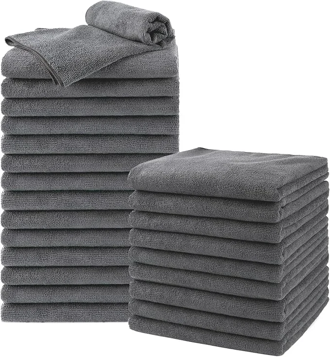 Reliable UNIMADE Salon Towels 24 Pack Super Soft Microfiber Gym Towels Highly Eco-Friendly