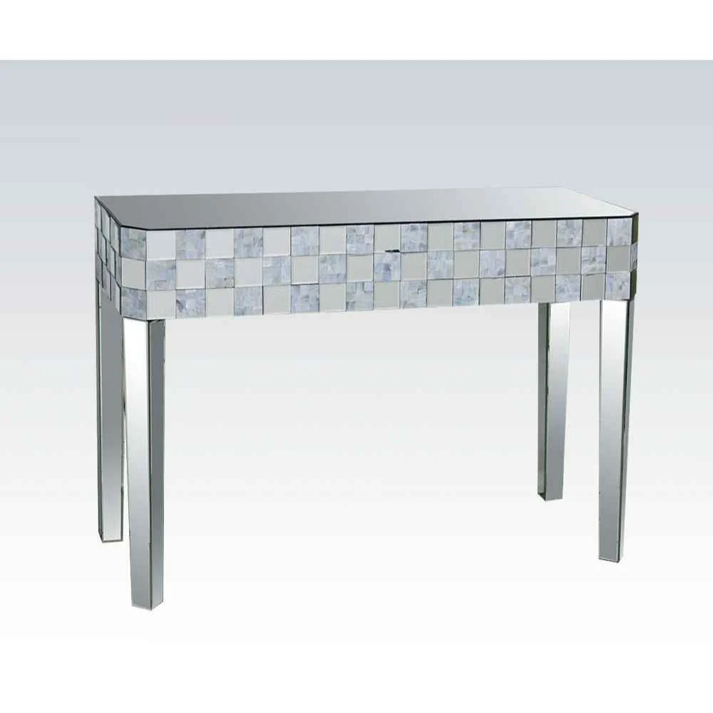 Superior Nasa – Console Table – Mirrored amp Mother of Pearl Reusable
