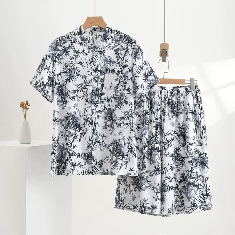 Responsible Ownkoti Unisex Style Bamboo Print Pajama Set Luxury