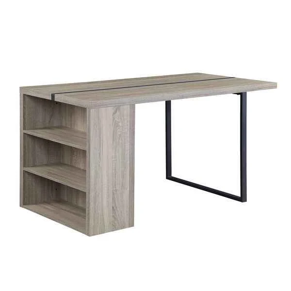 Breathable Patwin – Dining Table – Gray Oak amp Black Safe