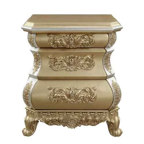 Organic Seville – Nightstand – Gold Excellent