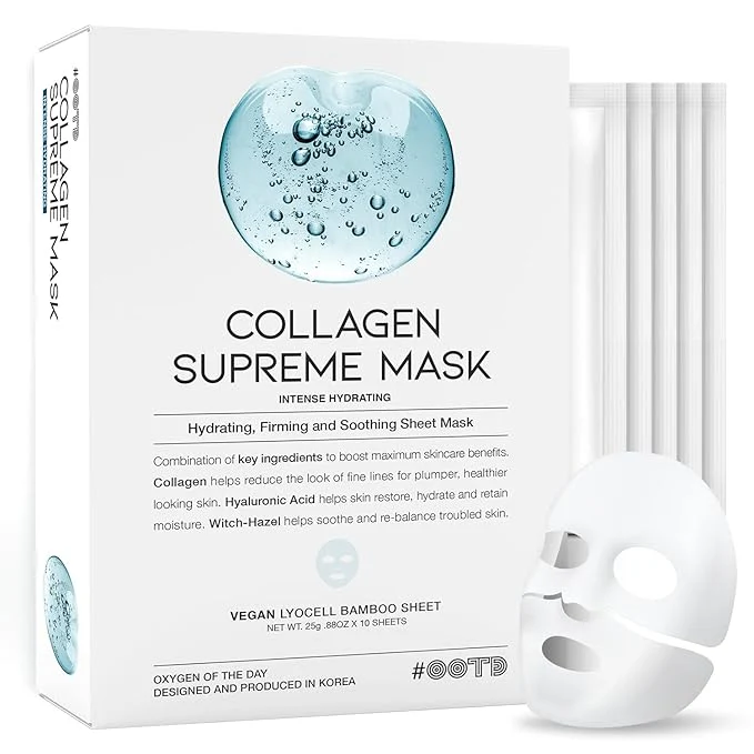 Proven OOTD Collagen Hydrating Sheet Masks Easy-to-Use