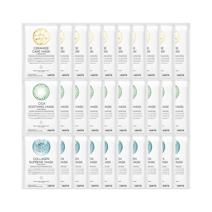 Verified OOTD Hydrating Soothing Sheet Masks Gift Set Casual