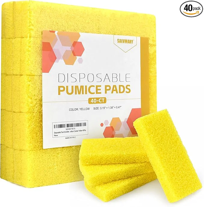 Artisan Disposable Foot Scrubber Sponge Pads Pedicure Pumice Stone Sophisticated