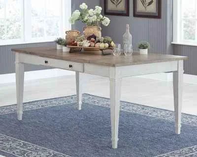 Selected Skempton – RECT DRM Table w Storage – White Trusted