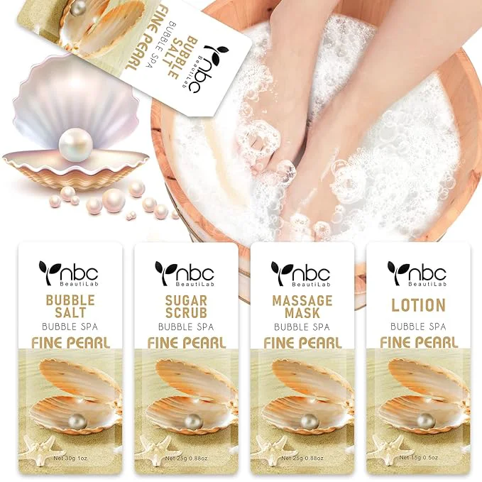 High-Grade Pedicure Kit Foot Soak Set Bubble Salt Sugar Scrub Massage Mask Massage Next-Generation