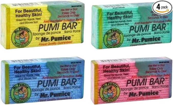 Reusable Mr. Pumice Callus Remover PUMI Bar Pedicure Stone Foot Heel Scrubber Lightweight