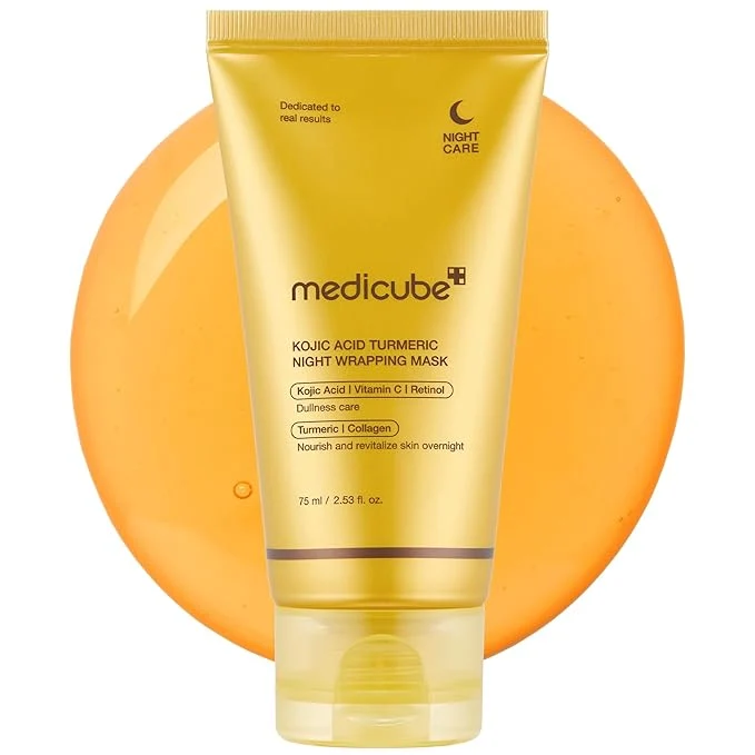 Easy-to-Use medicube Wrapping Mask Kojic Acid Vitamin C Overnight Peel Off Facial Mask Versatile