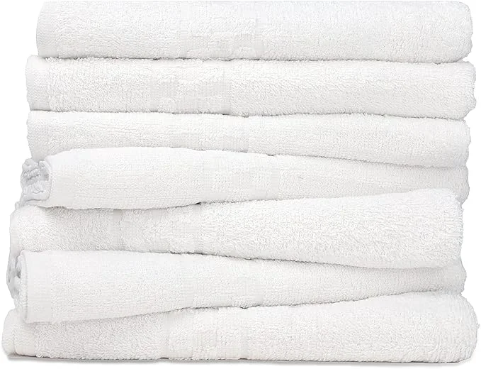 Powerful ZUPERIA 7-Pack White Bath Towels Versatile