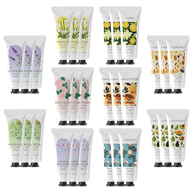 Modern BODY EARTH 30 Pack Hand Cream Lotion Bulk Mini Hand Lotion Hand Cream Powerful