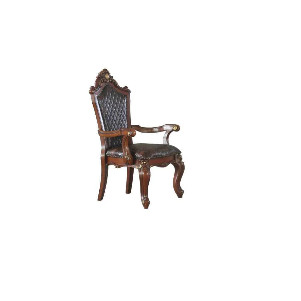 Optimized Picardy – Arm Chair Set of 2 – Synthetic Leather amp Honey Oak Trusted