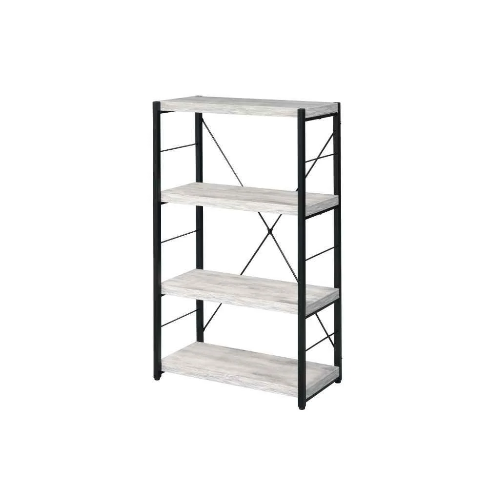 Certified Jurgen – Bookshelf – Antique White amp Black Eco-Friendly