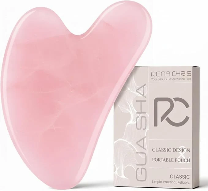 Functional Rena Chris Gua Sha Facial Tools Rose Quartz Guasha Tool Carefully Designed