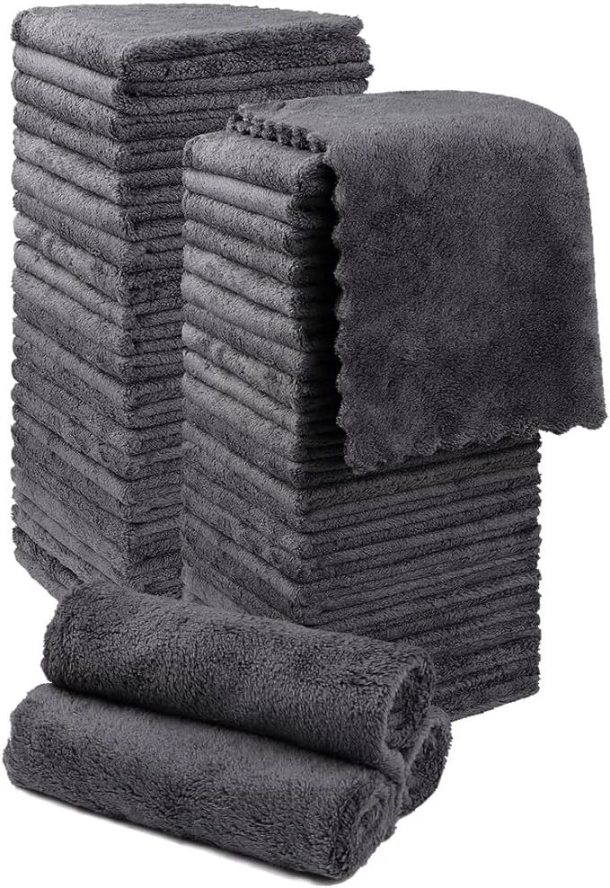 Advanced Orighty Washcloths 48 Pack Ultra Soft Face Cloths 12 x 12 inch Absorbent Comfortable