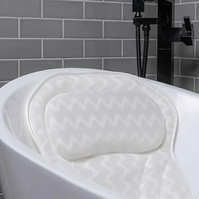 Consistent Bath Pillow Bathtub Pillow Back Neck Support Pillow Spa Cushion Powerful