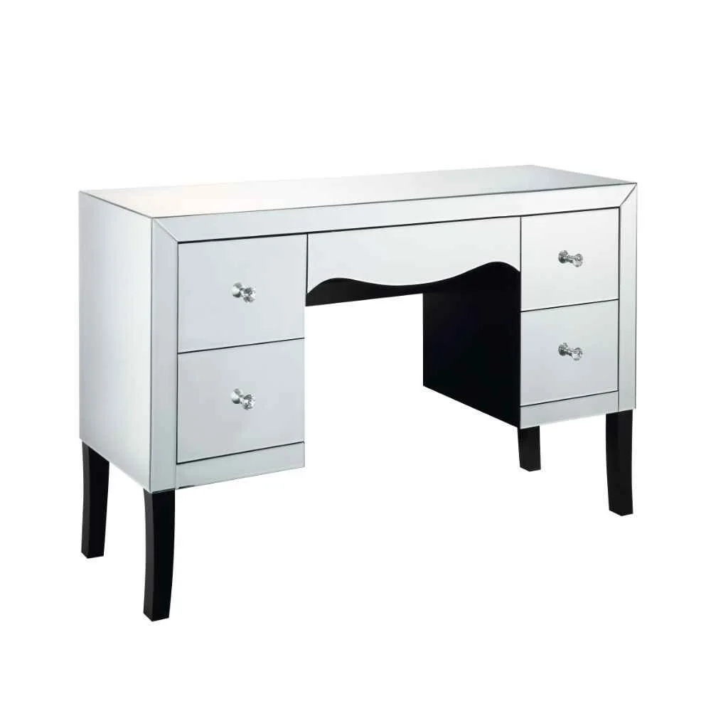Natural Dominic – Vanity Desk – Mirrored Exceptional