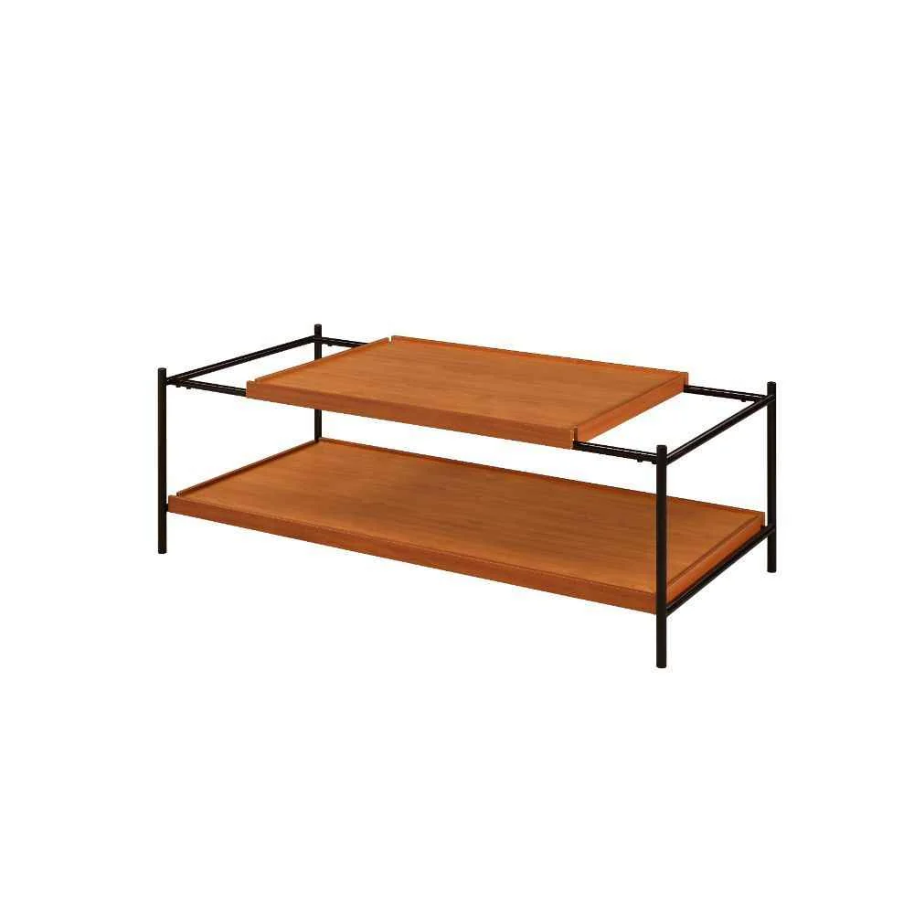 Soft Oaken – Coffee Table – Honey Oak amp Black Carefully Designed