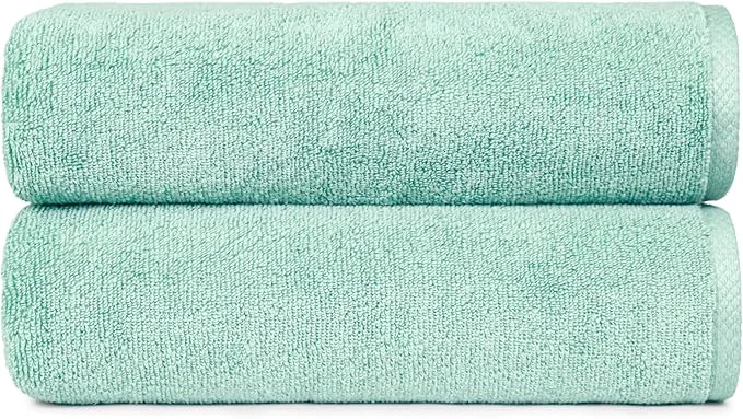Dependable Amazon Basics 2-Pack Quick-Dry Lightweight Moisture Absorbing Bath Towel Exclusive