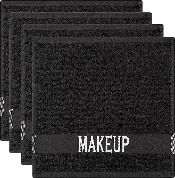 Modern Cotton Paradise Makeup Remover Towels 4 Pack Cotton 12×12 Inch Turkish Exceptional