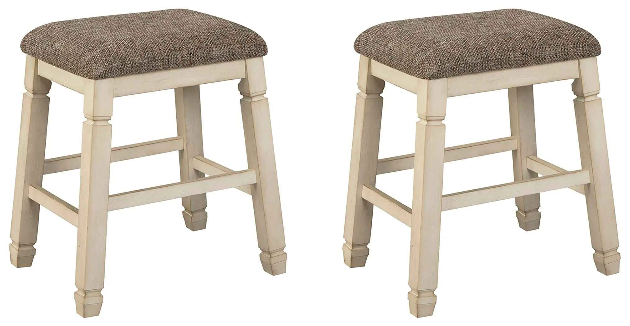 Original Bolanburg – Upholstered Stool Set of 2 – Beige Secure
