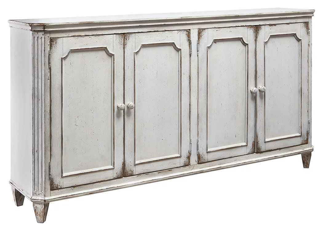 Functional Mirimyn – Accent Cabinet – Antique White Casual