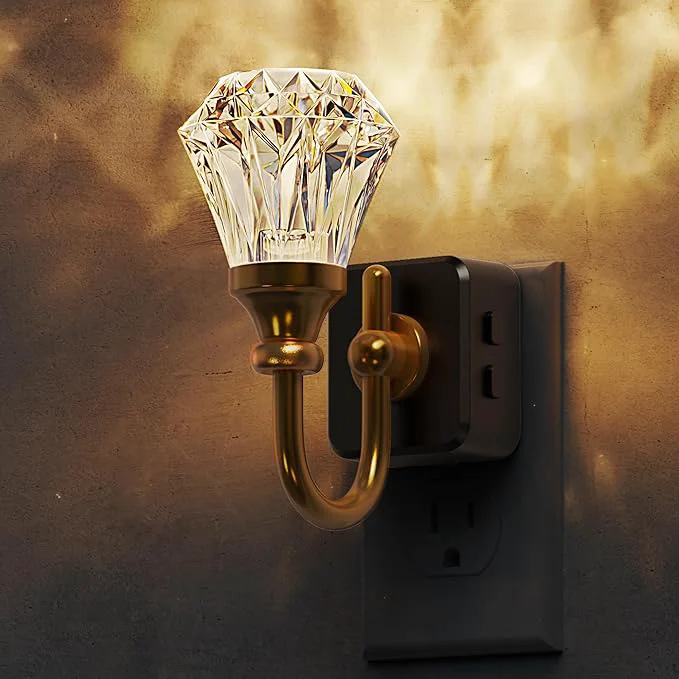 Carefully Designed L LOHAS LED Night Lights Plug into Wall -10-Color Changing RGB Floral Night Fashionable