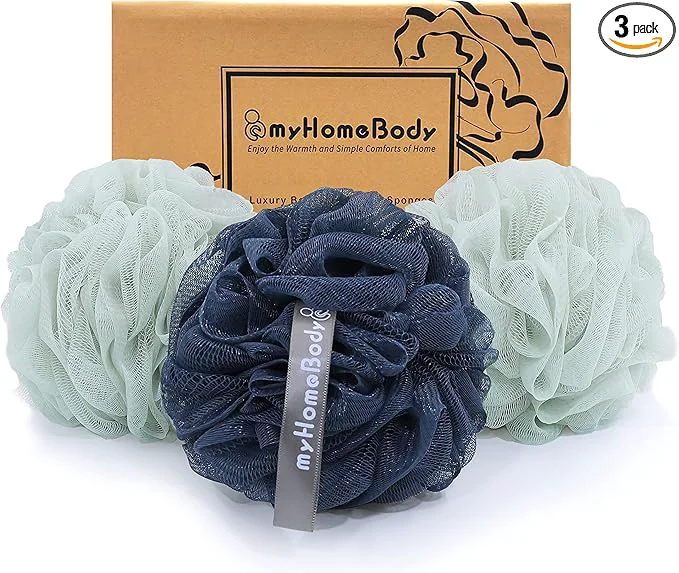 Sophisticated myHomeBody Large 70g Loofah Sponge Body Scrubber Bath Sponge Loofah Trusted