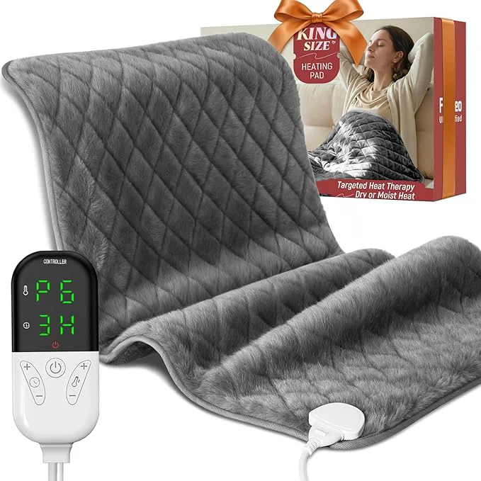 Smart Heating Pad King Size for Back Neck Shoulders World-Class