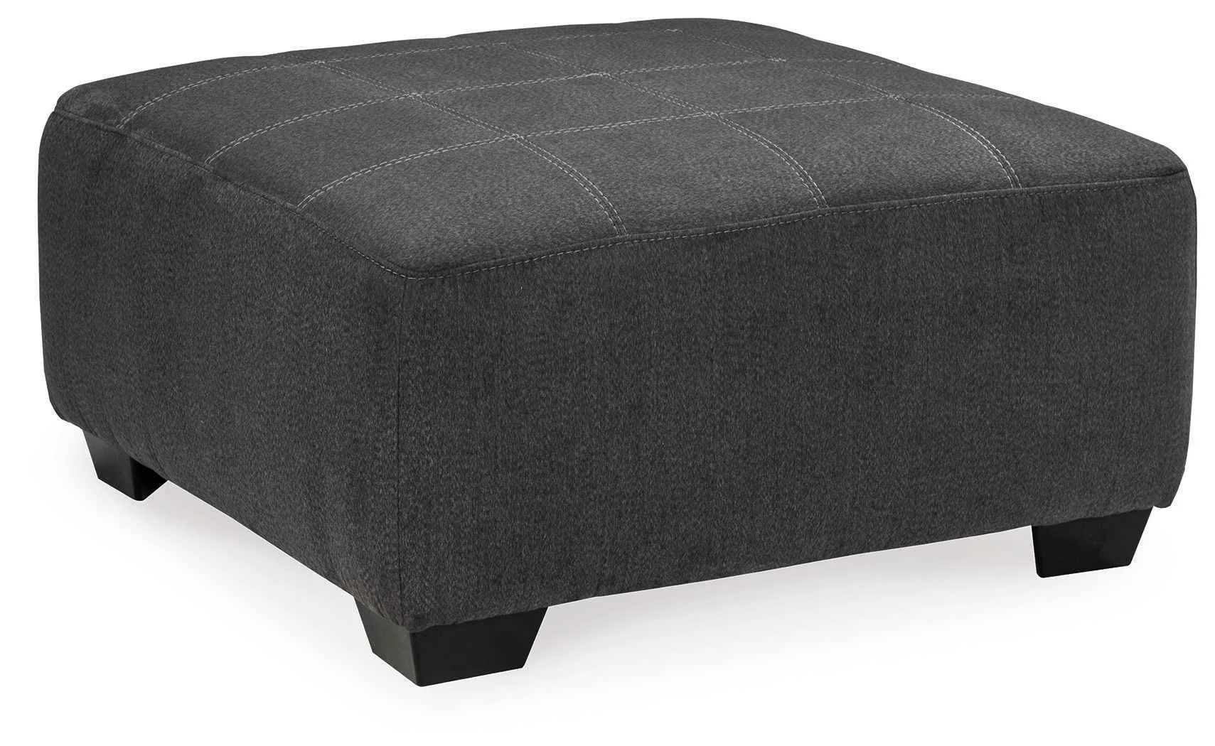 Certified Ambee – Oversized Accent Ottoman – Slate Lightweight