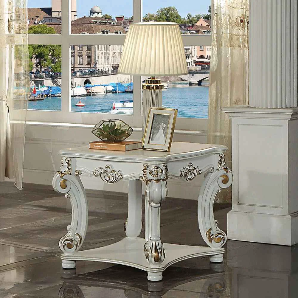 Organic Vendome – 31 quot End Table – Antique Pearl Efficient
