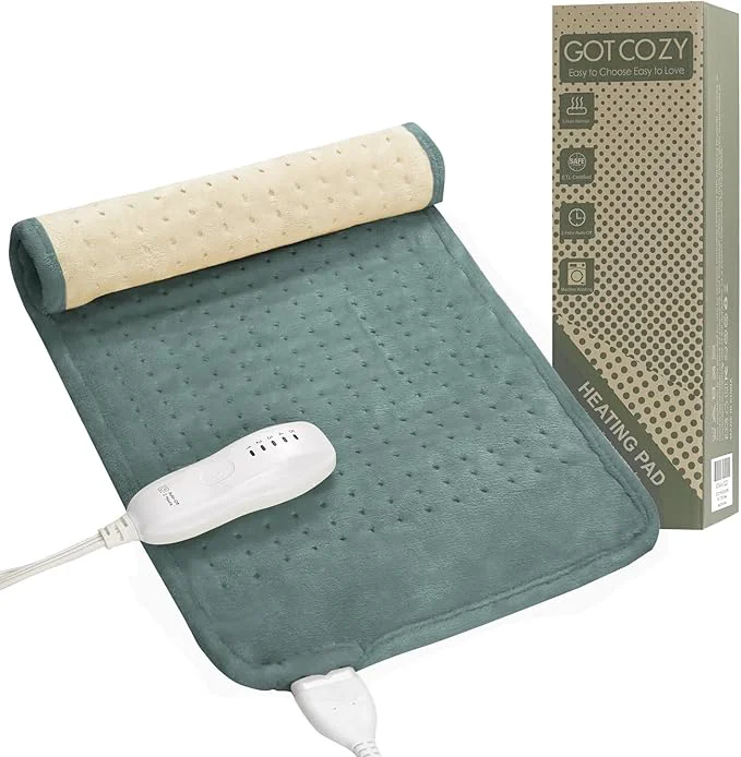 Official GOTCOZY Heating Pad for Back Pain Relief Cramps Electric Heating Pads for Selected