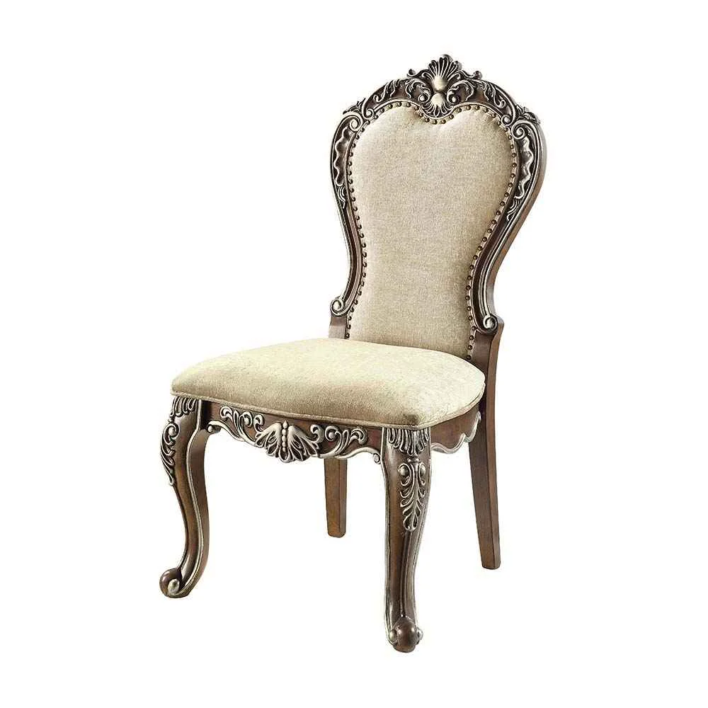 Authentic Latisha – Side Chair Set of 2 – Antique Oak Exclusive