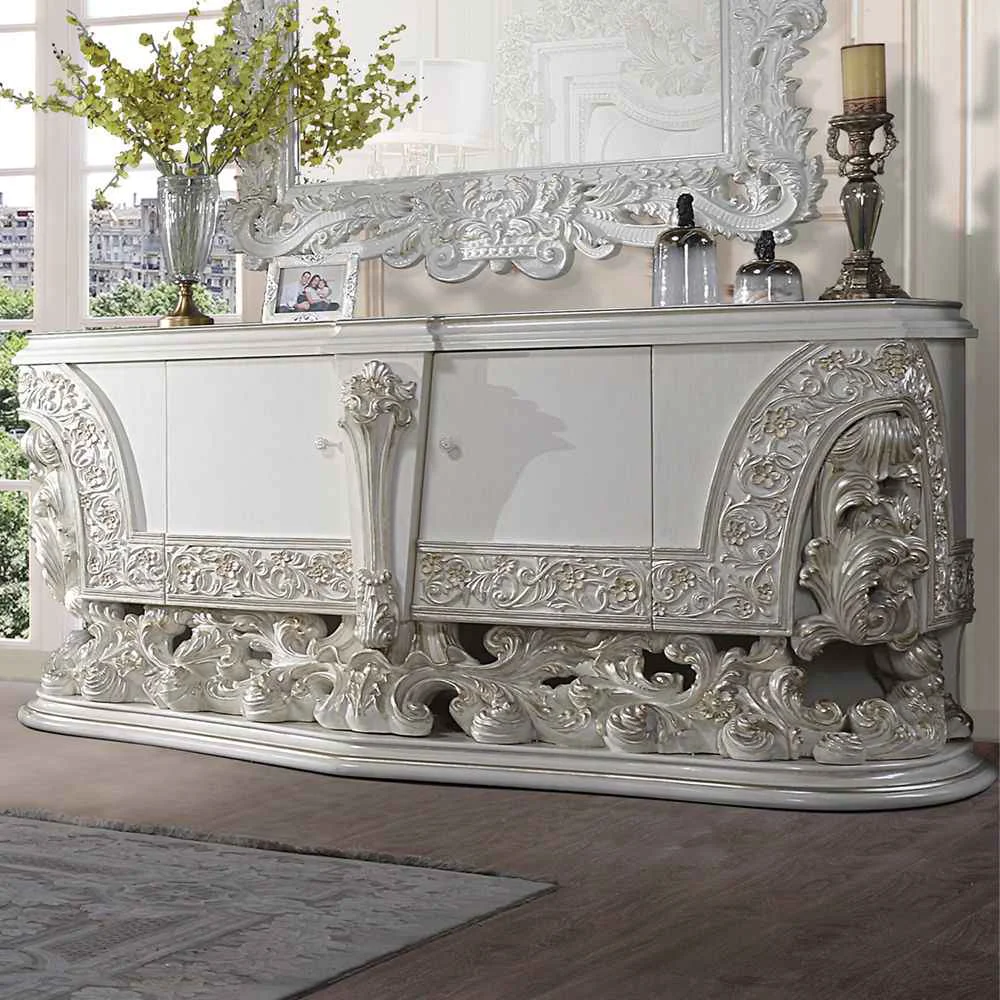 Versatile Adara – Dresser – Antique White Detailed