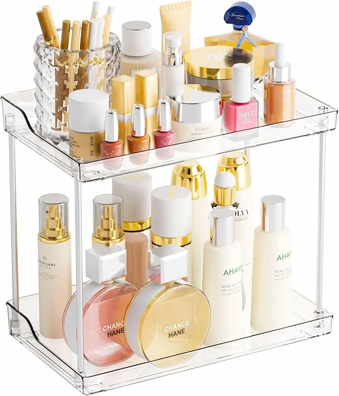Enhanced Yieach 2 Tier Bathroom Counter Organizer Tiered Bathroom Organizer High-Performance