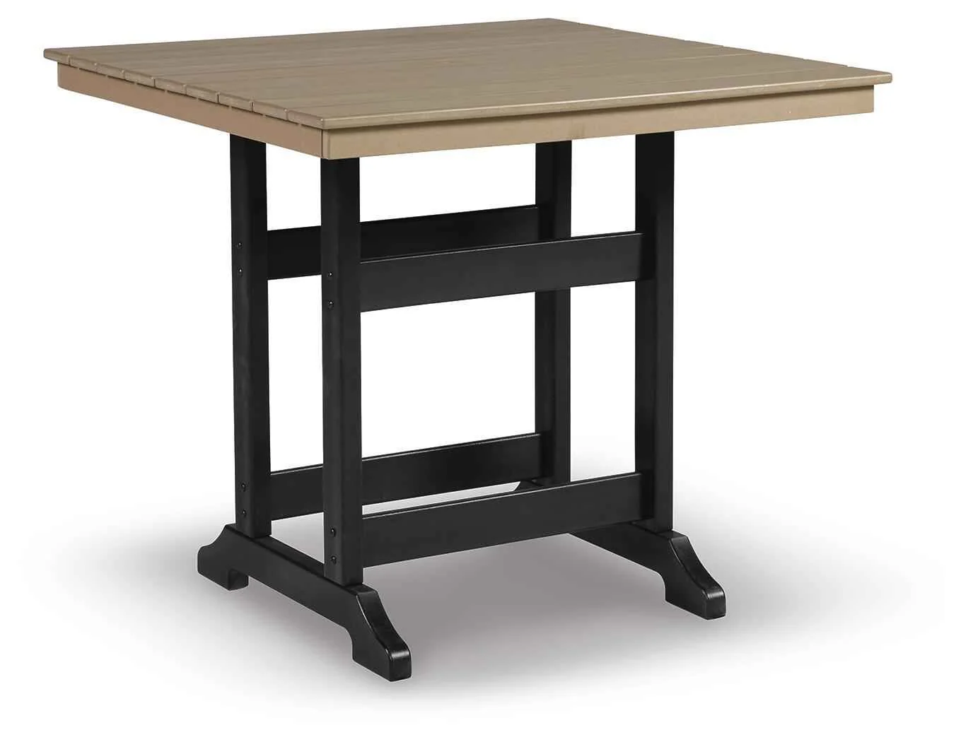 Versatile Fairen Trail – Square Counter TBL w Umb OPT – Black Driftwood Sophisticated
